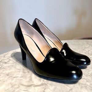 Bettye Muller Black Patent Heels